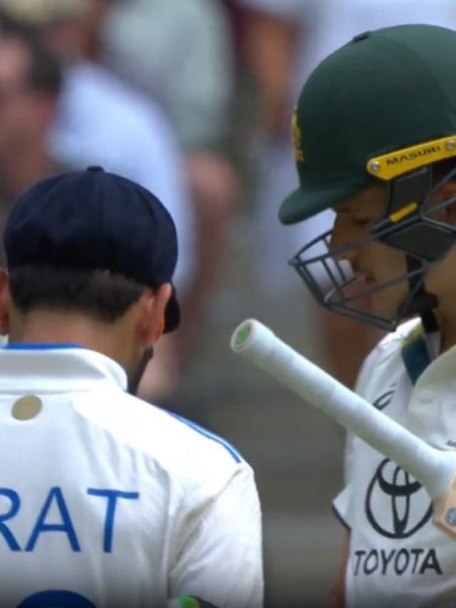 कोहली की 19 साल के डेब्यूटेंट से भिड़ंत, बीच मैदान पर कंधा मारा, VIDEO