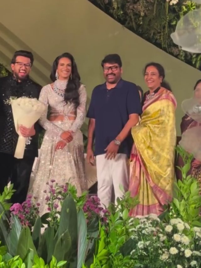 पीवी सिंधु बनीं दुल्हन‍िया, आशीर्वाद देने पहुंचा साउथ का सुपर स्टार, VIDEO