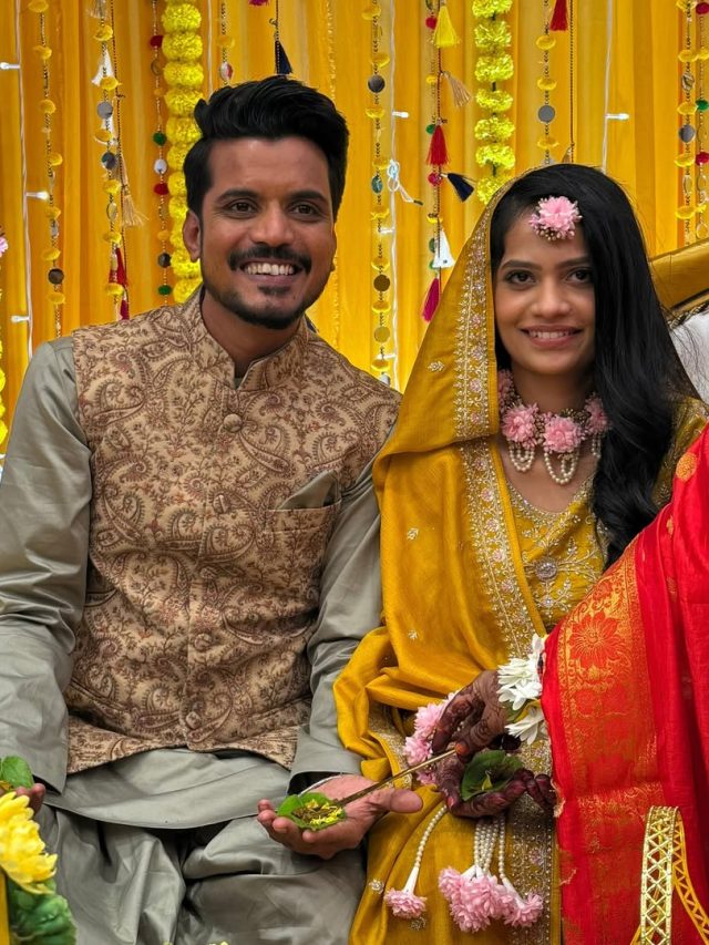 'पंचायत' वाले दामाद जी की होनेवाली है शादी, हल्दी में सजधजकर पहुंचीं हुमा कुरैशी