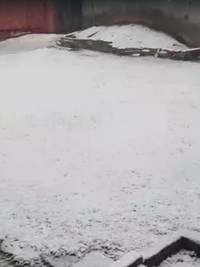 बर्फ में फिसलने लगे ट्रक, श्रीनगर-लेह हाईवे बंद, देखें ज़ोजिला पास में बर्फबारी का LIVE Video