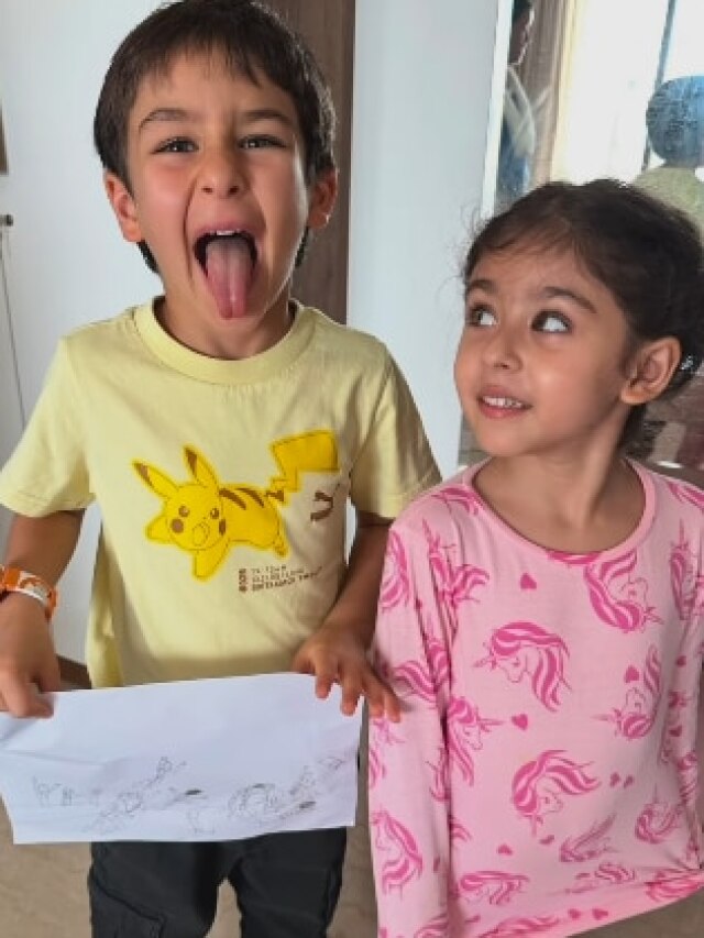 8 साल के हुए करीना के लाडले तैमूर, बहन इनाया संग दिखा क्यूट बॉन्ड, VIDEO वायरल