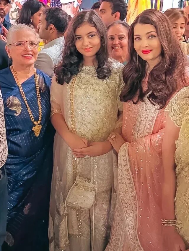 देसी लुक में छाईं आराध्या बच्चन, लाडली संग ऐश्वर्या ने बिखेरा जलवा, मां-बेटी पर फिदा फैंस