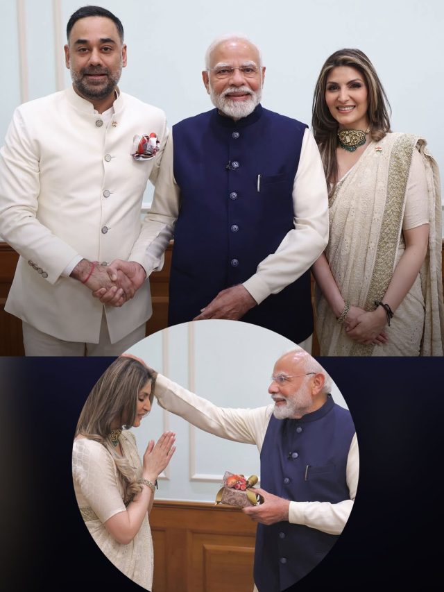 रिद्धिमा को आशीर्वाद-करीना के बच्चों को प्यार, कपूर खानदान की बेट‍ियों संग PM की मुलाकात