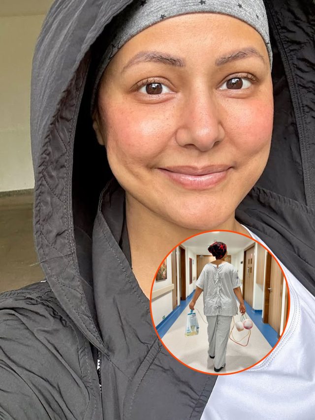 कैंसर के दर्द में हिना, अस्पताल में इस हाल में खड़ी, देखकर इमोशनल हुए फैंस