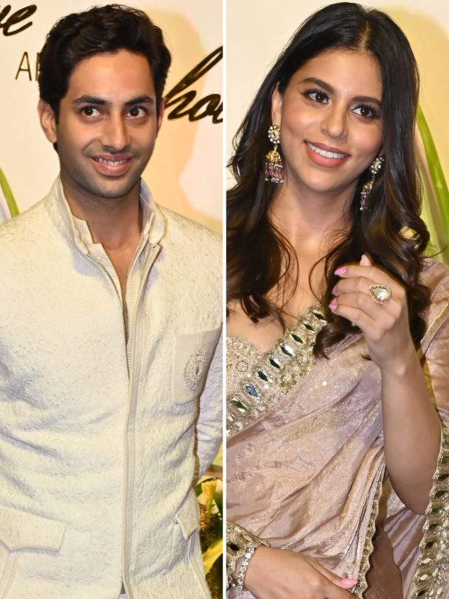 आलिया की शादी में 'बॉयफ्रेंड' अगस्त्य संग सुहाना की चिटचैट, ऐश्वर्या के बिना दिखे अभिषेक