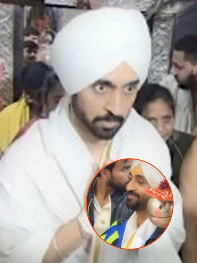 माथे पर टीका-सफेद धोती, महाकाल की शरण में दिलजीत, भस्म आरती में हुए शामिल