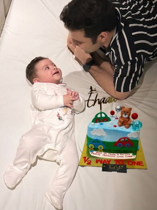 IAS अतहर ने पहली बार रिवील किया बेटे का चेहरा.., बच्चे संग दिखे खेलते, PHOTOS