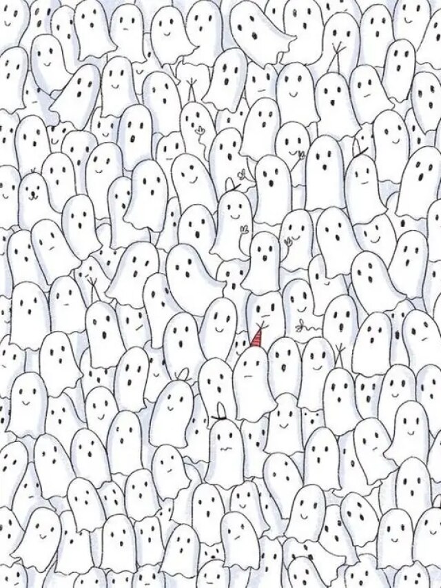 भूतों के बीच छिपी है एक Seal, क्या 9 सेकंड में खोज पाएंगे आप?