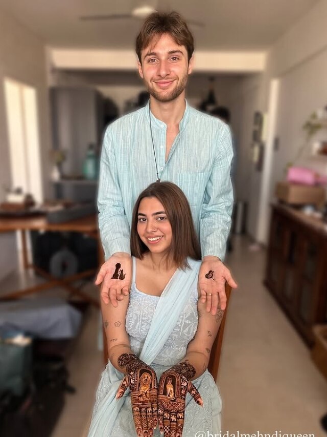 आल‍िया की मेहंदी, हाथों में पत‍ि की जगह बनवाया कॉसमो-काई का चेहरा, कौन हैं दोनों?