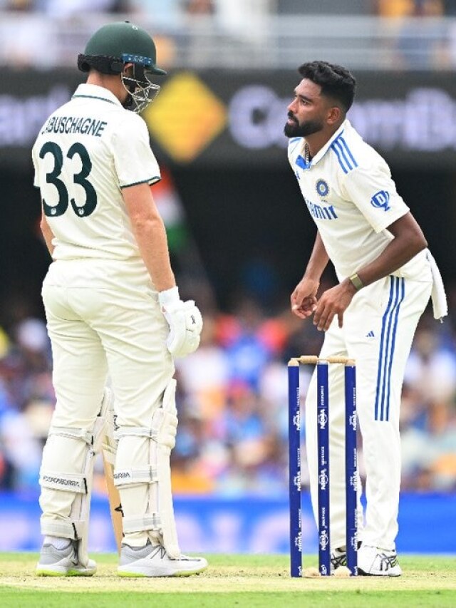 लाबुशेन ने उतारी DSP सिराज के 'टोटके' की नकल, फिर हुआ ये...VIDEO