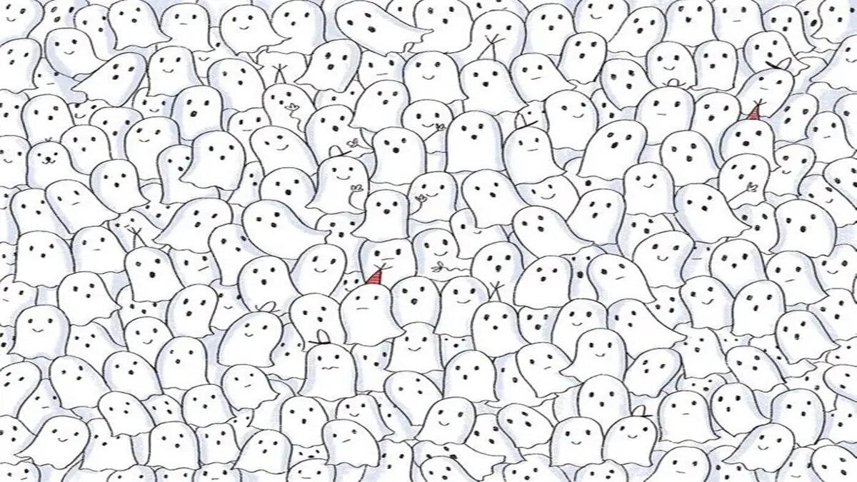 भूतों के बीच छिपी है एक Seal, क्या 9 सेकंड में खोज पाएंगे आप?