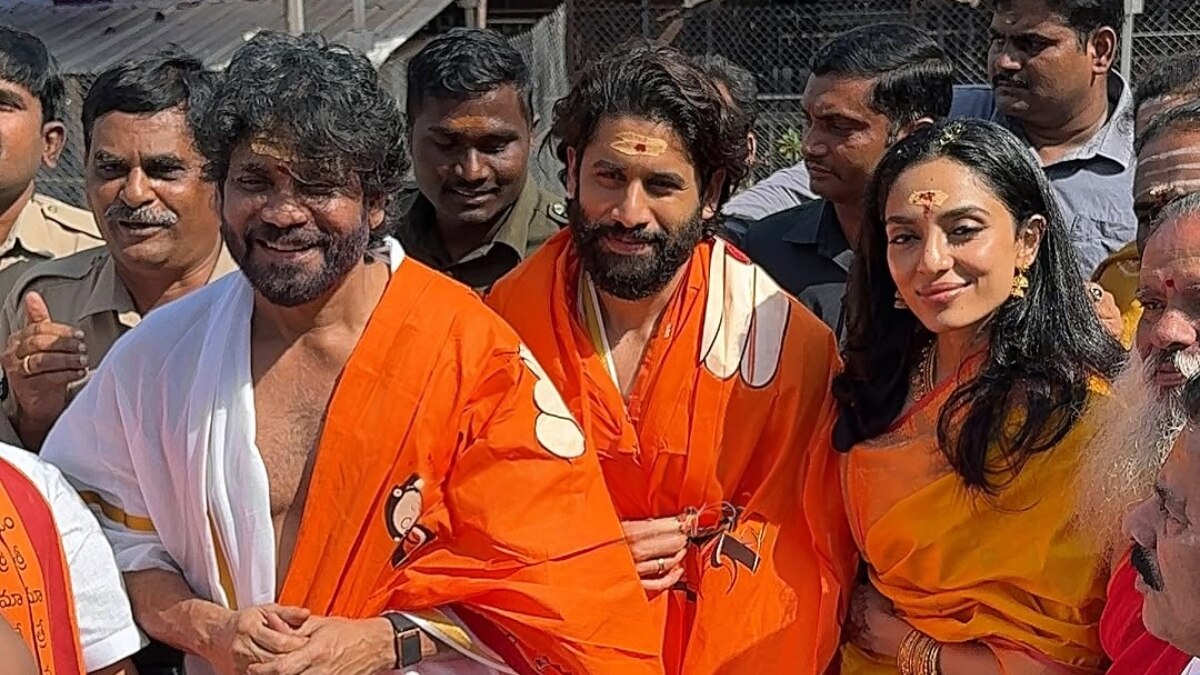 नागार्जुन ने नई बहू शोभ‍िता के संभाले बाल, फैन्स हुए नाराज, बोले- ससुर जी थोड़ा तो...