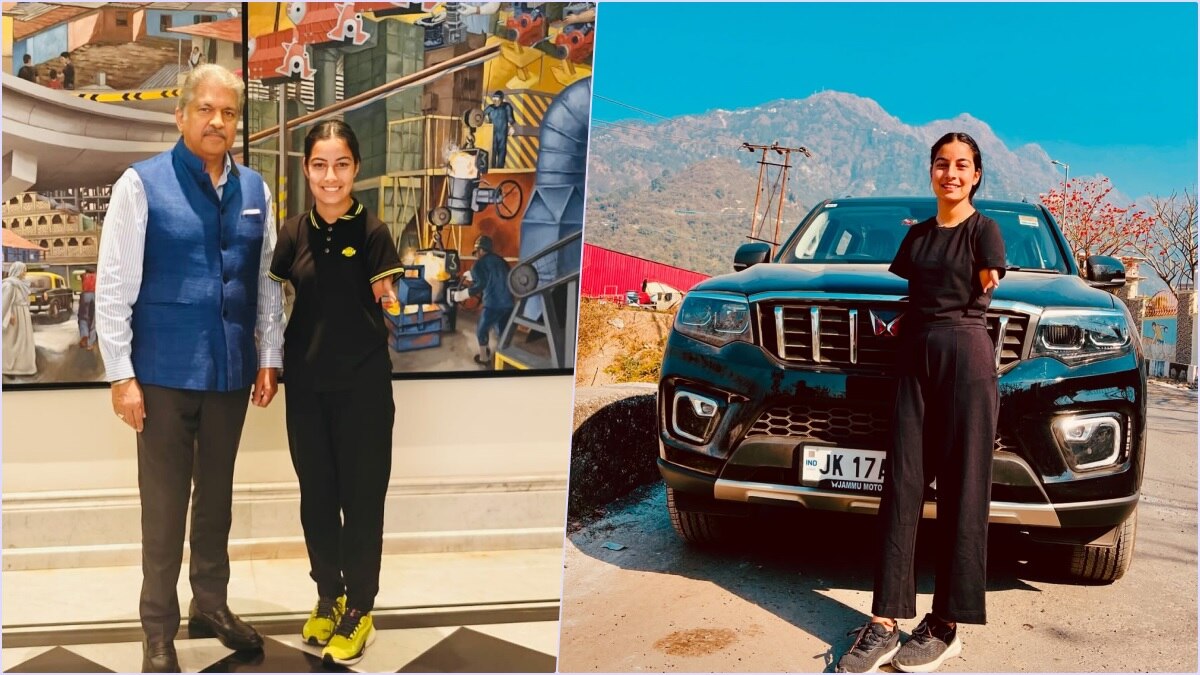 आनंद महिंद्रा ने निभाया वादा! पैरा ओलंपियन शीतल देवी को गिफ्ट की Scorpio