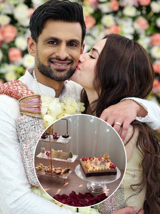 एनिवर्सरी पर तीसरी पत्नी संग रोमांटिक हुए शोएब मलिक, मनाया जश्न, एक्ट्रेस ने दिखाई झलक