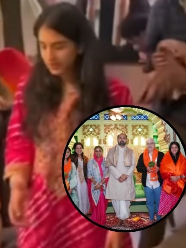 मायके वालों संग श्रीनाथ मंदिर पहुंचीं अंबानी परिवार की छोटी बहू, दिखा देसी अंदाज