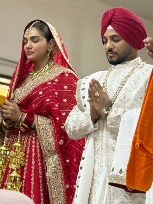 साउथ वेड‍िंग के बाद लाल जोड़े में दिखी रफ्तार की दुल्हन, गुरुद्वारे में हुआ आनंद कारज