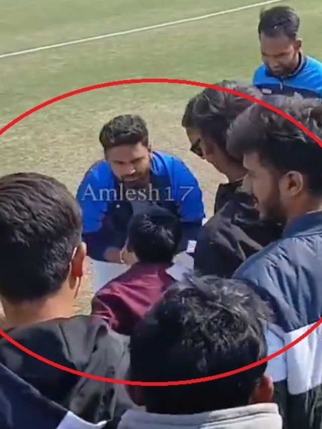 ऋषभ पंत के पैरों में लेट गया फैन... मैच के बीच मैदान पर हुआ वाकया! VIDEO