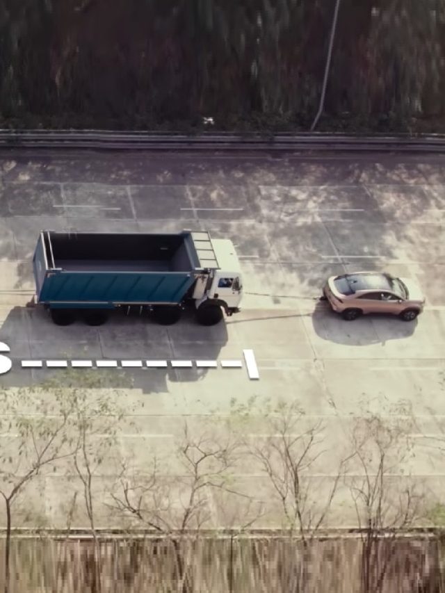 TATA की इस एसयूवी ने दिखाया दम! एक साथ खींचे 42,000 किग्रा के 3 ट्रक