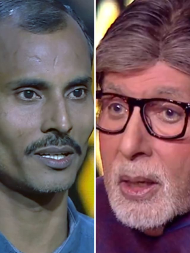 KBC में हॉटसीट पर बैठा मजदूर, कमाई सुन हैरान हुए अमिताभ, बोला- रोज जल रहा हूं