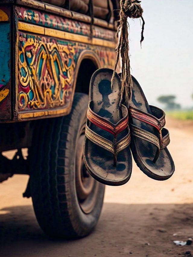ট্রাক বা বাসের পিছনে ছেঁড়া চটি-জুতো ঝোলানোর কী কারণ? জেনে রাখা জরুরি