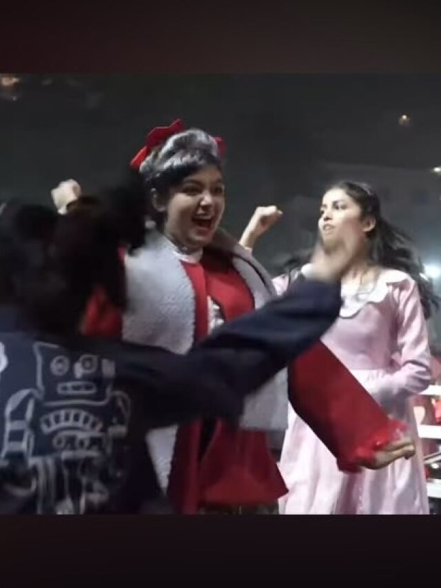 Video: क्लासमेट्स संग मस्ती में झूमीं आराध्या, दी फ्लाइंग किस, बगल में बैठे दिखे अबराम