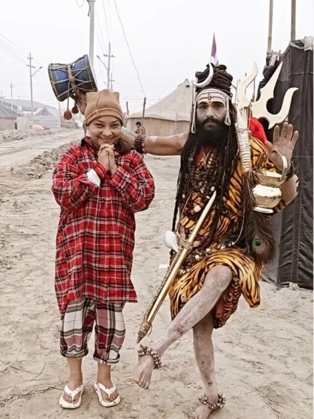 महाकुंभ में पंचायत वाली क्रांत‍िदेवी ने जमाया डेरा, भंडारे में खाया, टेंट में बीती रात