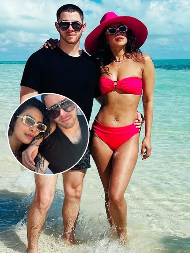 रेड बिकिनी में छाईं प्रियंका चोपड़ा, बीच पर पति निक संग हुईं रोमांटिक, संग दिखी नन्ही बेटी