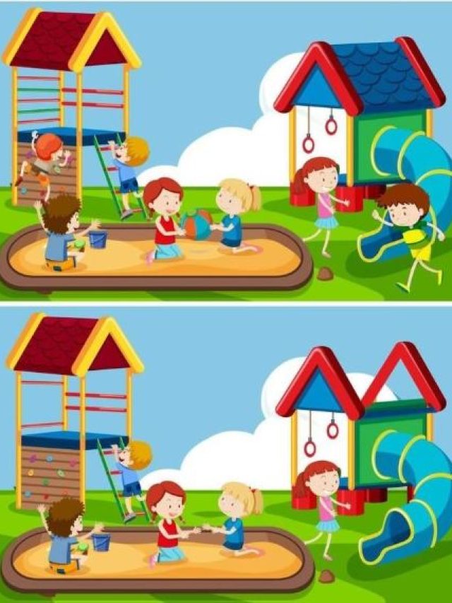 प्लेग्राउंड की इस तस्वीर में हैं 3 गलतियां, 10 सेकंड में खोजें आंसर