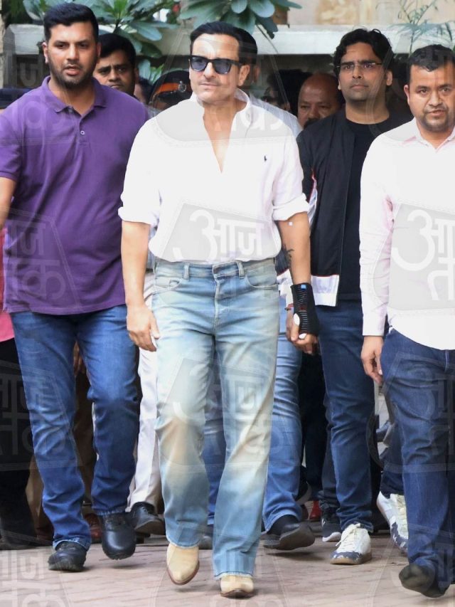 हाथ में बैंडेज-आंखों पर चश्मा, 5 दिन बाद अस्पताल से डिस्चार्ज हुए सैफ, सामने आई पहली फोटो