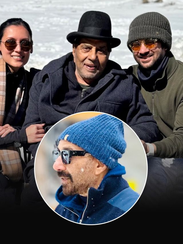 पोते-बहू संग पहाड़ों में चिल कर रहे धर्मेंद्र, बेटे सनी का दिखा स्वैग, मनाली में देओल परिवार