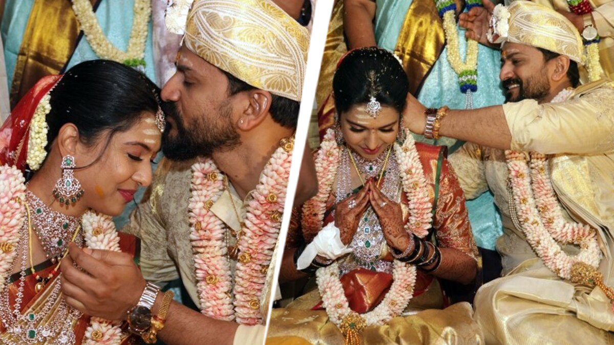 'पुष्पा' फेम एक्टर ने रचाई शादी, मंडप पर दुल्हन संग हुआ रोमांटिक, किया Kiss, सामने आई तस्वीरें