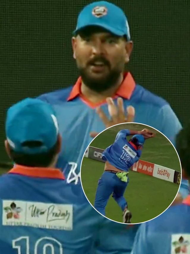 हवा में उड़े 43 साल के युवराज, दिखा पुराना जलवा, तेंदुलकर भी उछल पड़े, VIDEO