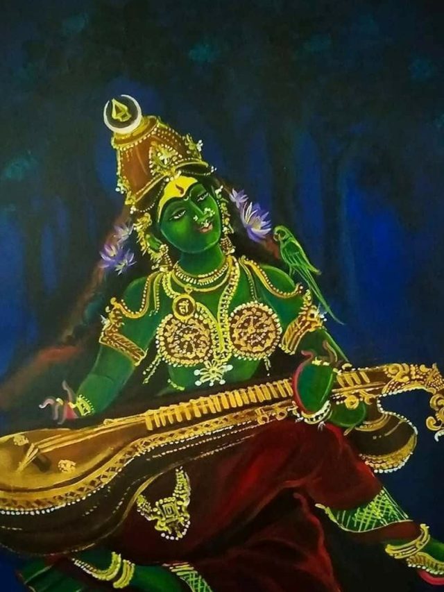 সরস্বতীর তান্ত্রিক রূপ দেবী মাতঙ্গী! ভোগে দেওয়া হয় এঁটো খাবার