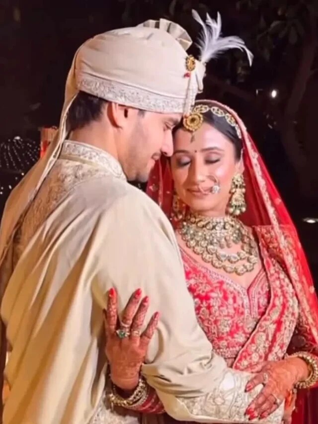 सुर्ख लाल जोड़े में दुल्हन बनी एक्ट्रेस, फेरों से पहले हुई इमोशनल, दूल्हे की भी आंखें नम