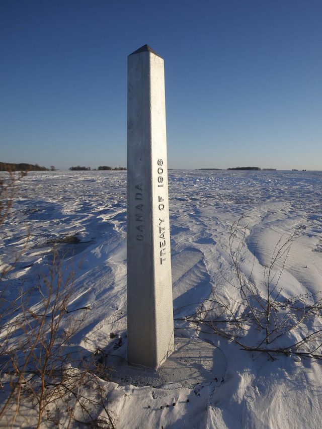 माइनस 40 डिग्री वाला इलाका, जहां से पैदल चलकर अमेरिका में घुसते हैं लोग!