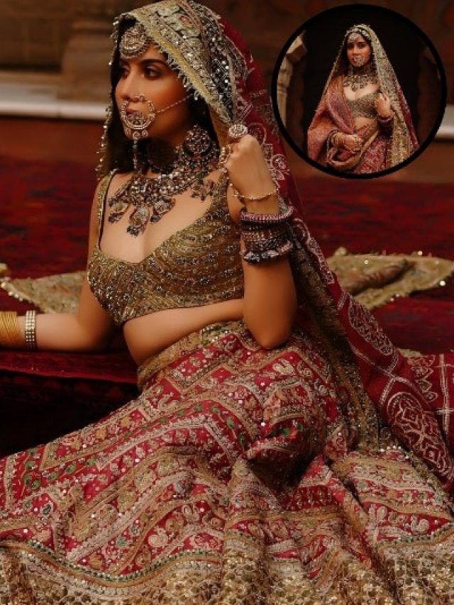 दुल्हन बनीं उर्फी जावेद! मैरून लहंगा..भारी-भरकम जूलरी में लगीं खूबसूरत, PHOTOS