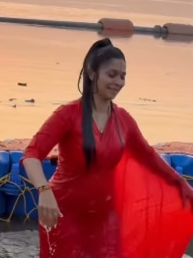 महाकुंभ पहुंचीं काजोल की बहन, Reel बनाने के लिए लगाई डुबकी, हुईं ट्रोल