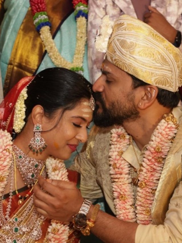 'पुष्पा' फेम एक्टर ने रचाई शादी, मंडप पर दुल्हन संग हुआ रोमांटिक, किया Kiss, सामने आई तस्वीरें