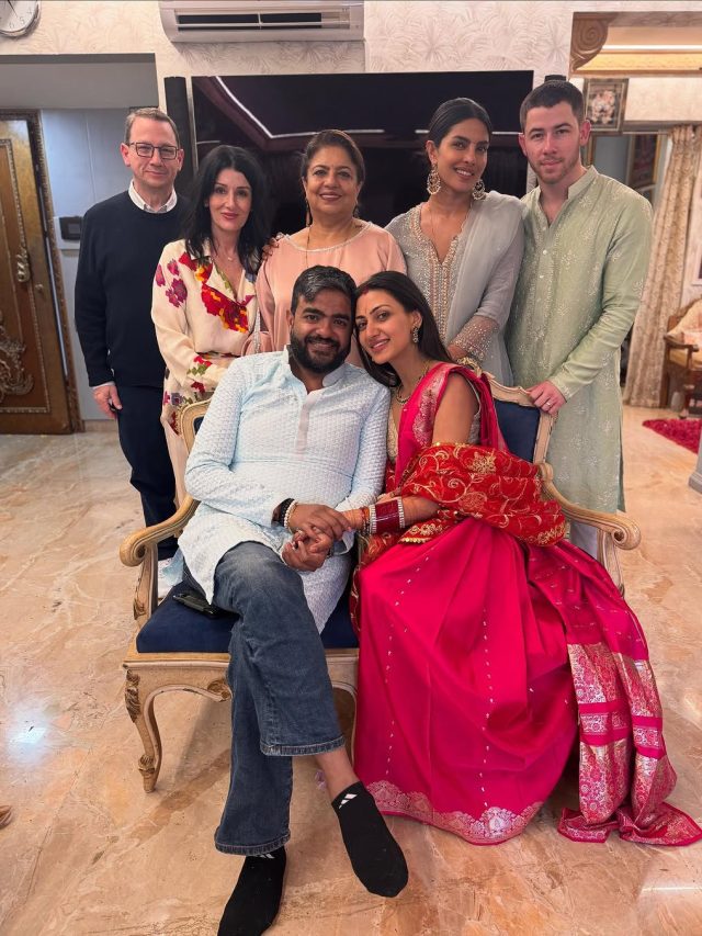 ससुराल में प्रियंका की भाभी का ग्रैंड वेलकम, सास-ननद संग दिखी नई दुल्हन, निक बोले-परिवार...