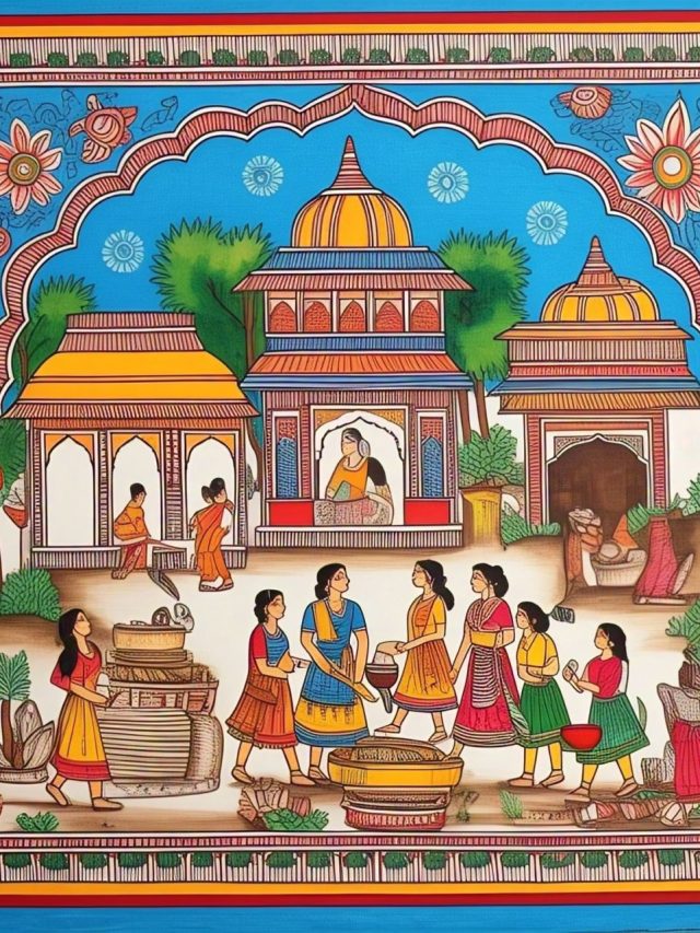 गाय के गोबर, हल्दी और फूल-पत्तों से तैयार होता है कलर, जानें क्या है मधुबनी पेंटिंग की खासियत