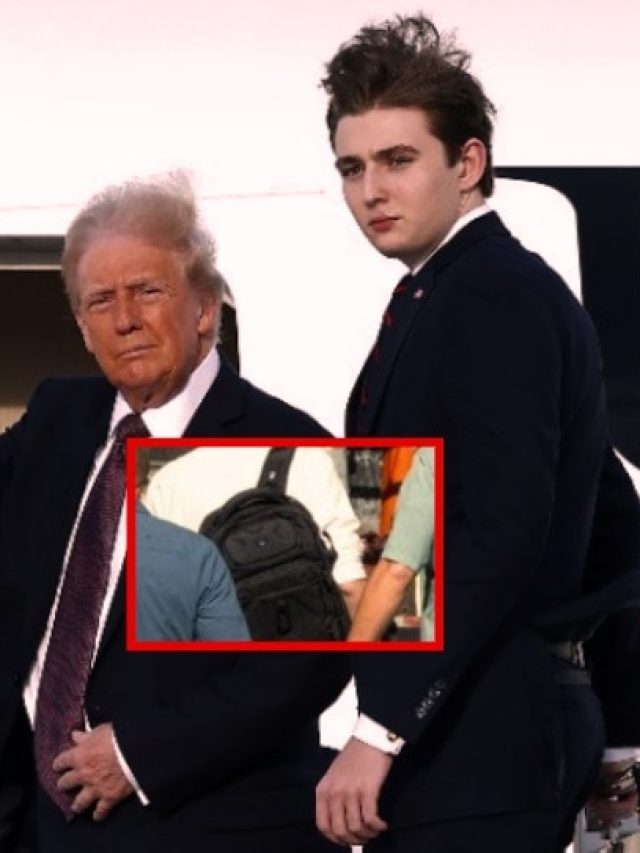 डोनाल्ड ट्रंप के बेटे बैरन के हाथ में हमेशा रहती है ये काली चीज, क्या है ये?