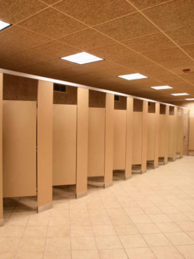 পাবলিক টয়লেটের দরজা ও মেঝের মধ্যে ফাঁক থাকে, কেন জানেন?