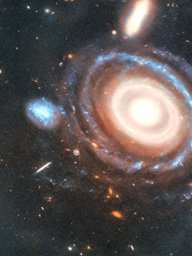 '10,000 billion years in one shot': NASA's Hubble catches a galaxy ripped by time