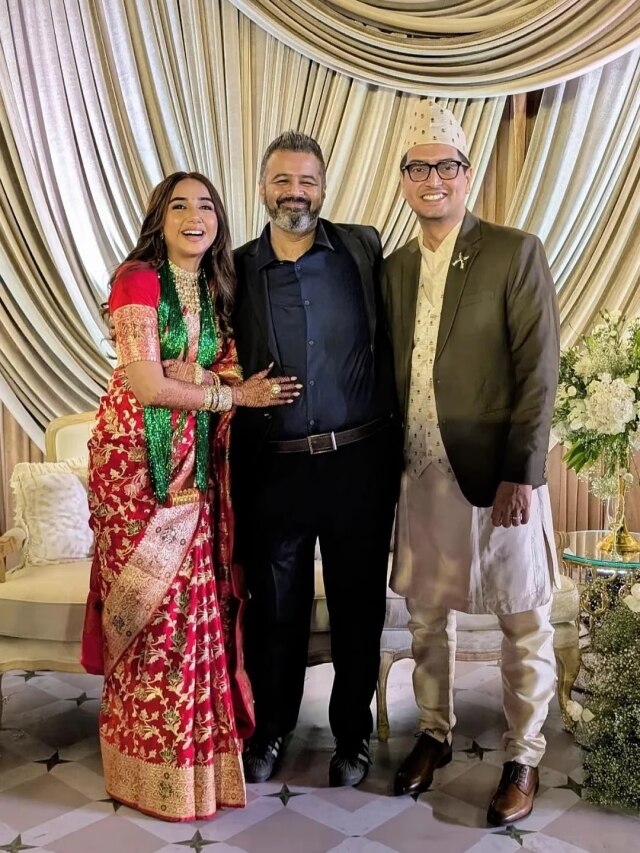 नेपाली दुल्हन बनीं प्राजक्ता कोली, शादी पर तोड़े पुराने रिवाज, महिला पंडित ने करवाए फेरे