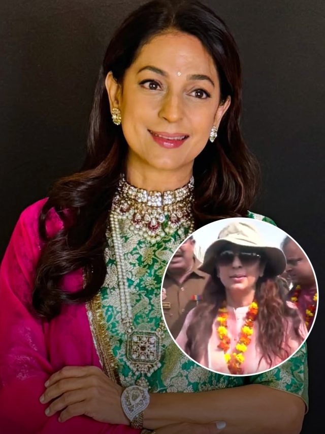 महाकुंभ 2025 पहुंचीं जूही चावला, संगम में स्नान के बाद बोलीं- वापस जाने का मन नहीं