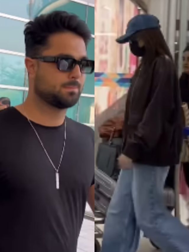 BF के घरवालों से मिलने पहुंची एक्ट्रेस, छिपाया चेहरा, फैन्स बोले- शादी पक्की?