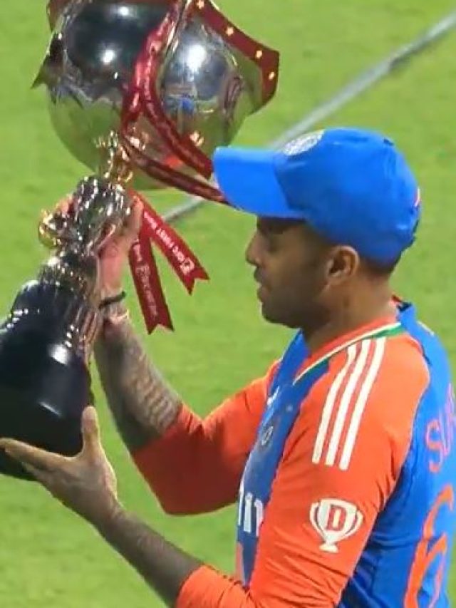 कप्तान सूर्या ने निभाई परंपरा... इंग्लैंड से सीरीज जीत के बाद इन्हें थमा दी ट्रॉफी