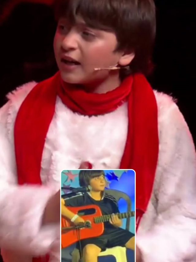 स्कूल फंक्शन में अबराम ने बजाया गिटार, लेडी गागा का सॉन्ग गाकर किया इंप्रेस, Video