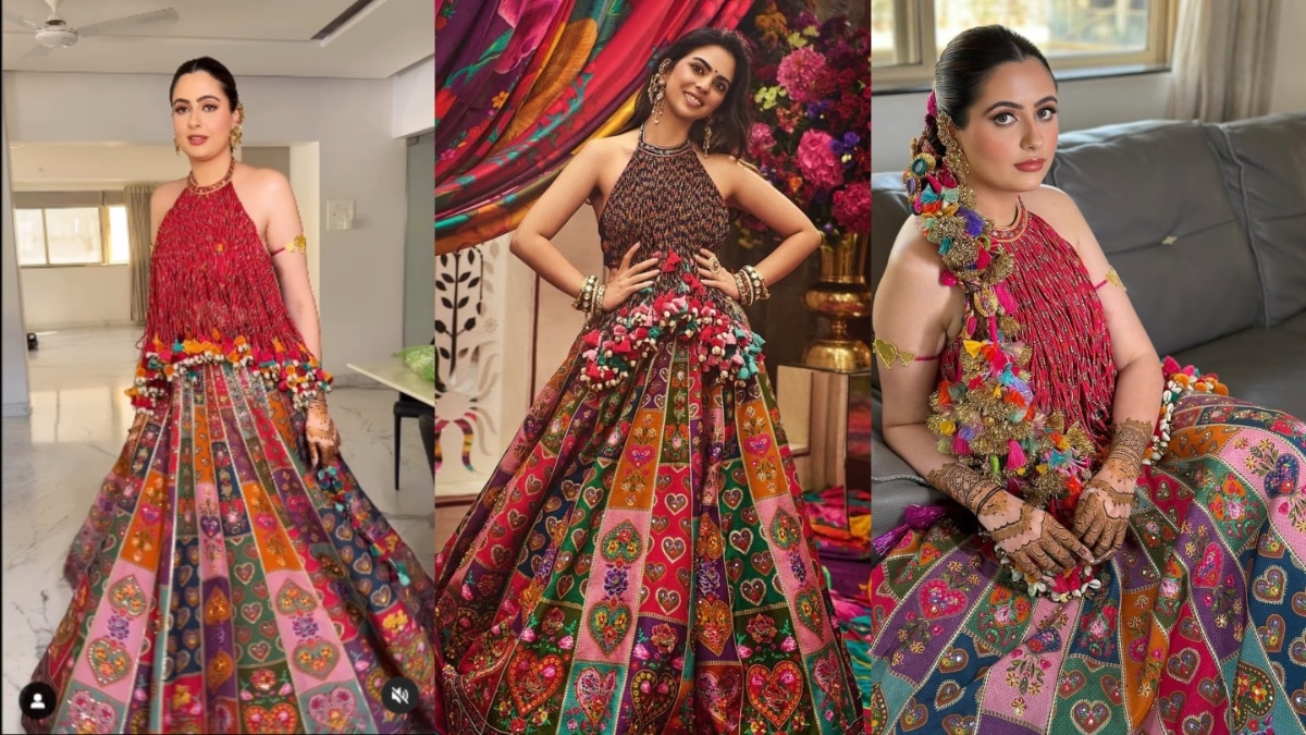 ईशा अंबानी जैसा हूबहू लहंगा पहन सजी थी लड़की, देख कहेंगे 'Oh My God!', PHOTOS