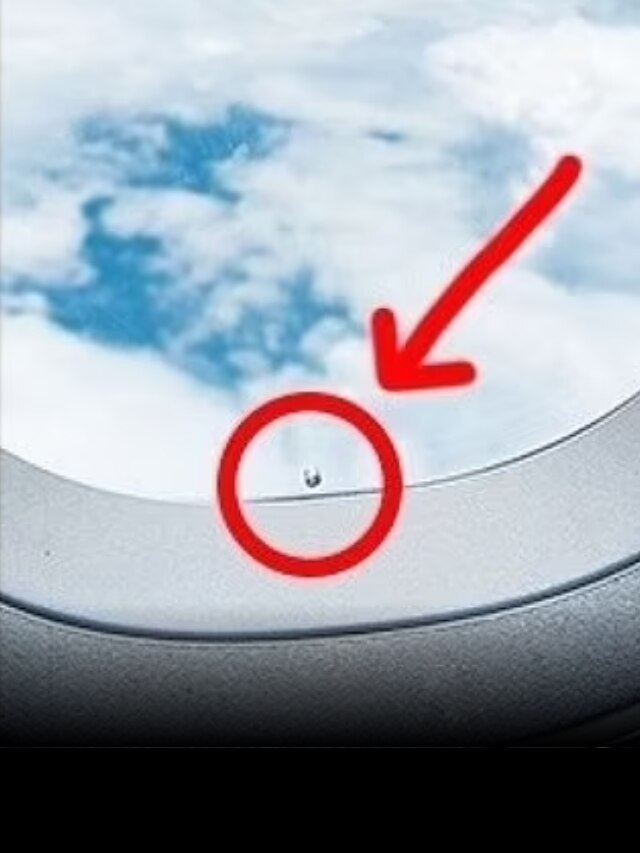 প্লেনের জানালায় ছোট্ট ছিদ্র থাকে কেন? জানলে চমকে যাবেন!